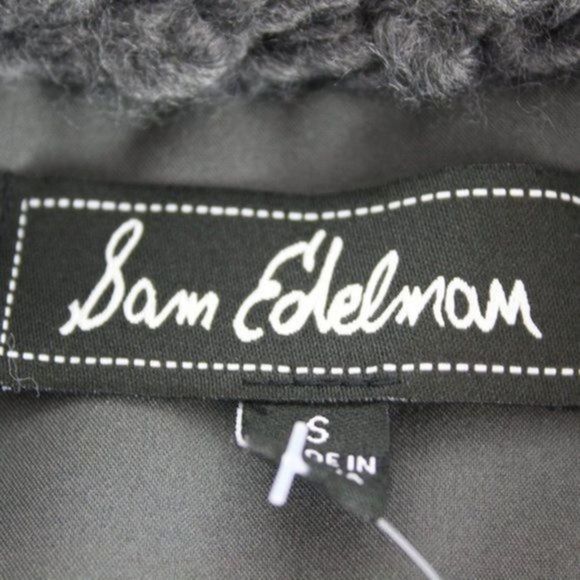SAM EDELMAN Grey Cameron Loop Yarn Vest Size S - Picture 3 of 4